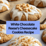 White Chocolate Reese’s Cheesecake Cookies Recipe