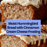 Hummingbird Bread with Cinnamon Cream Cheese Frosting Recipe