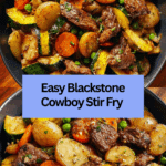 Easy Blackstone Cowboy Stir Fry Dinner Recipe