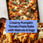 Pasta Bake with Pumpkin Tomato Sauce Recipe