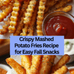 Crispy Mashed Potato Fries Recipe