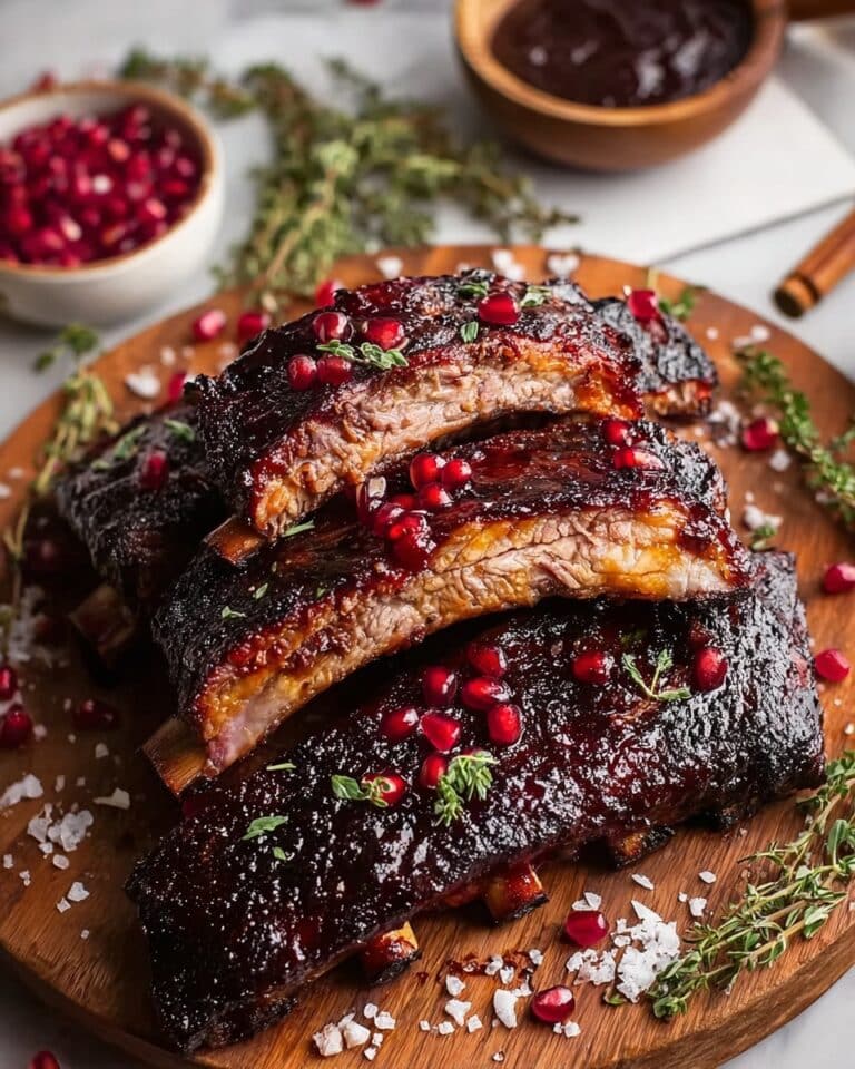 Pomegranate Braised Short Ribs Recipe