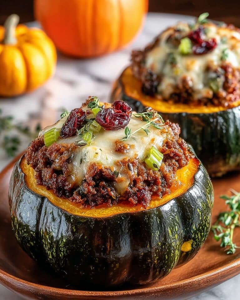 Autumn Delight Stuffed Acorn Squash Recipe