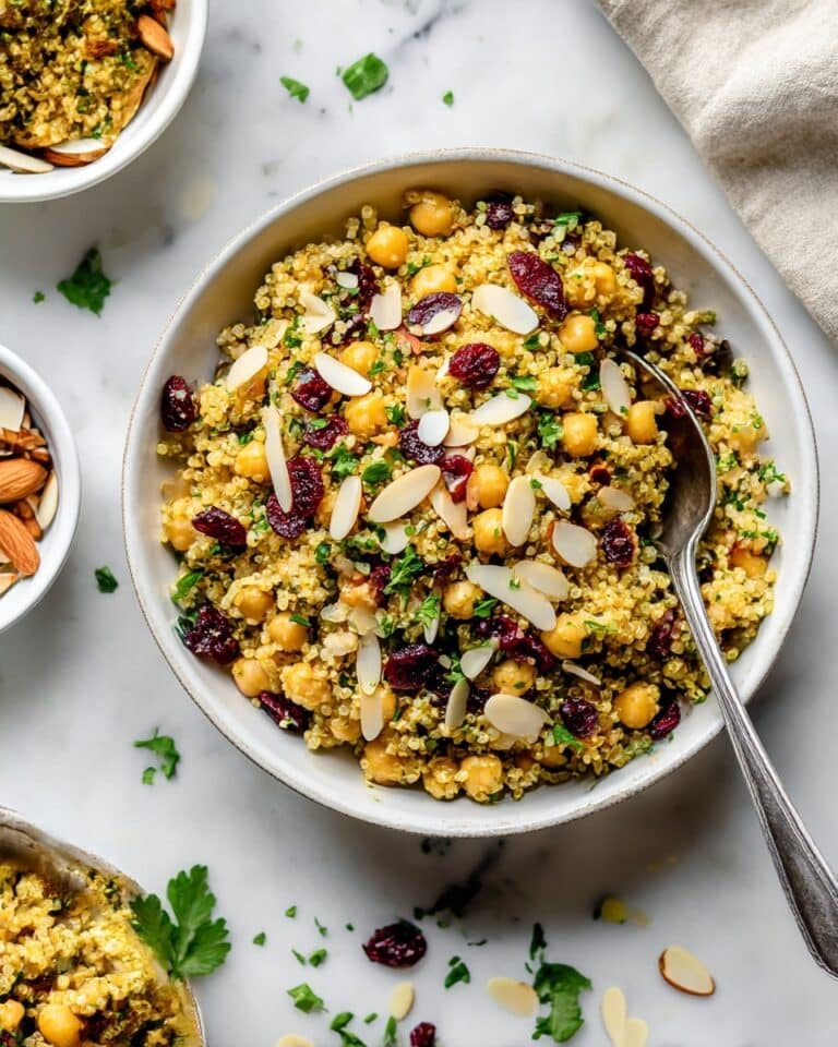One Pot Moroccan-Inspired Chickpea Quinoa Salad Recipe
