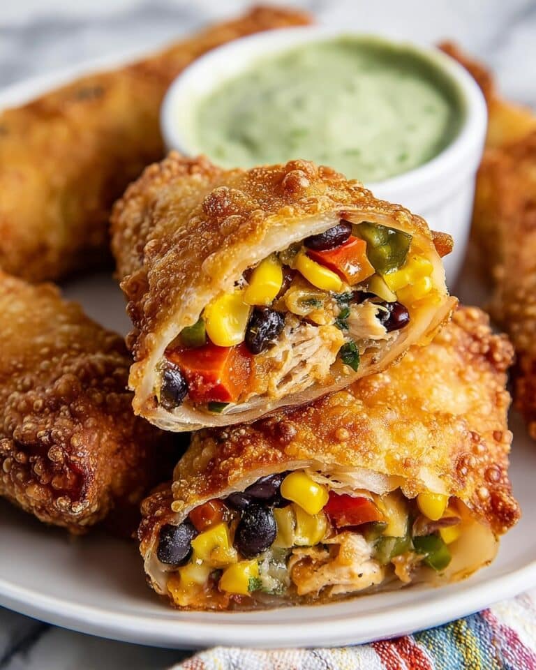 Southwest Chicken Egg Rolls Recipe
