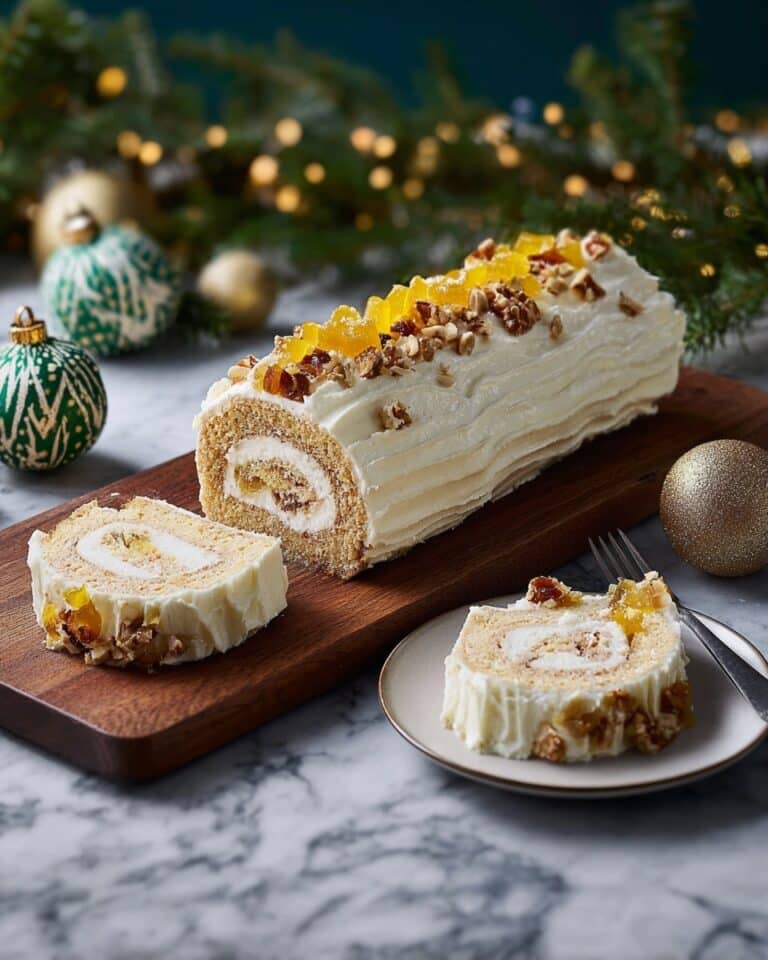Gingerbread Yule Log Recipe