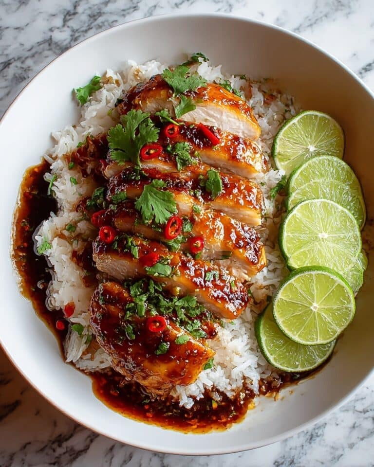 Spicy Maple Chicken with Coconut Rice Recipe