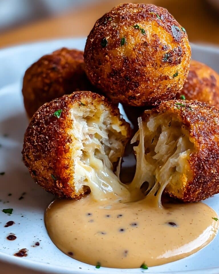 Reuben Balls with Spicy Thousand Island Dipping Sauce Recipe