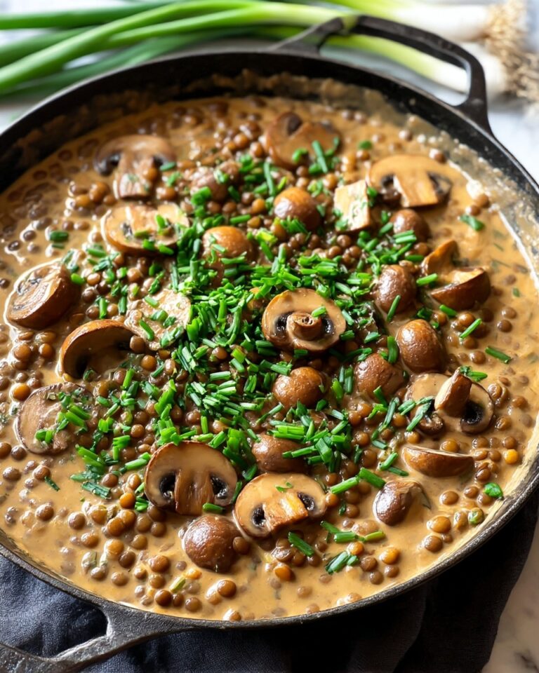 Lentil Mushroom Stroganoff: A Hearty Vegetarian Delight Recipe