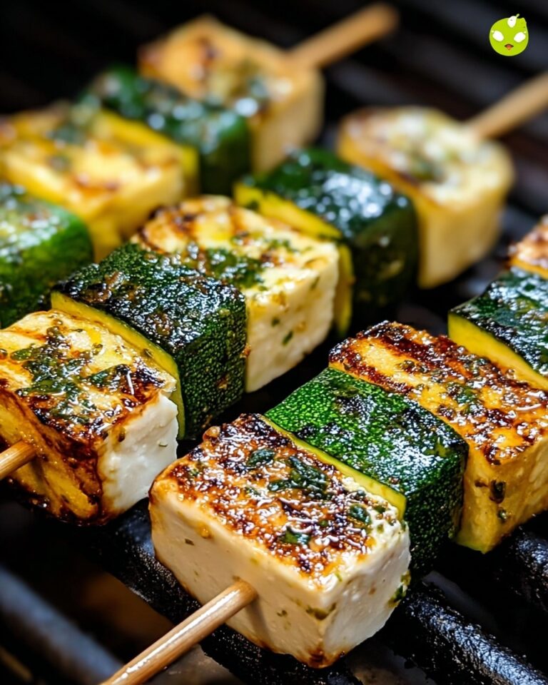 Irresistible Garlic Butter Zucchini Skewers Recipe