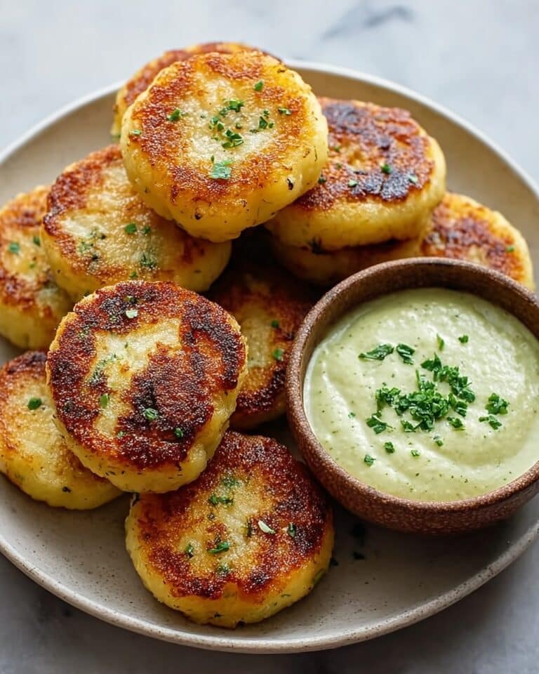 Crispy Caribbean Yucca Cakes with Garlic-Lime Mojo Recipe