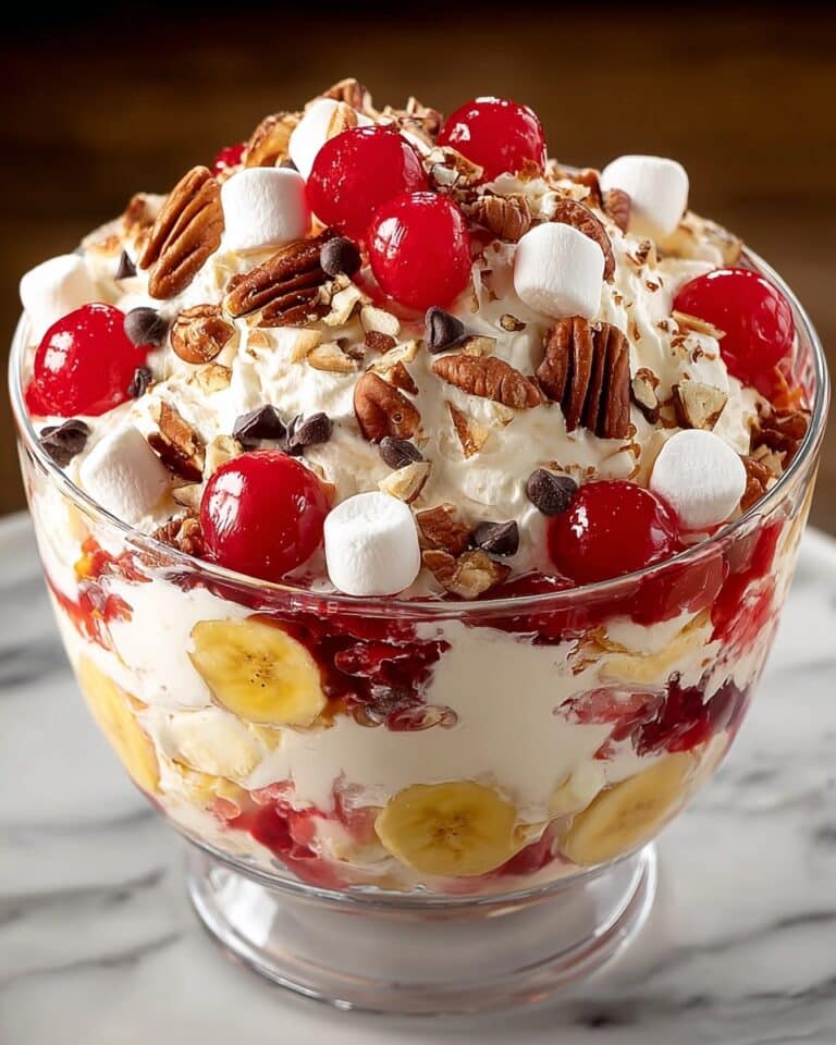 Banana Split Fluff Salad Recipe