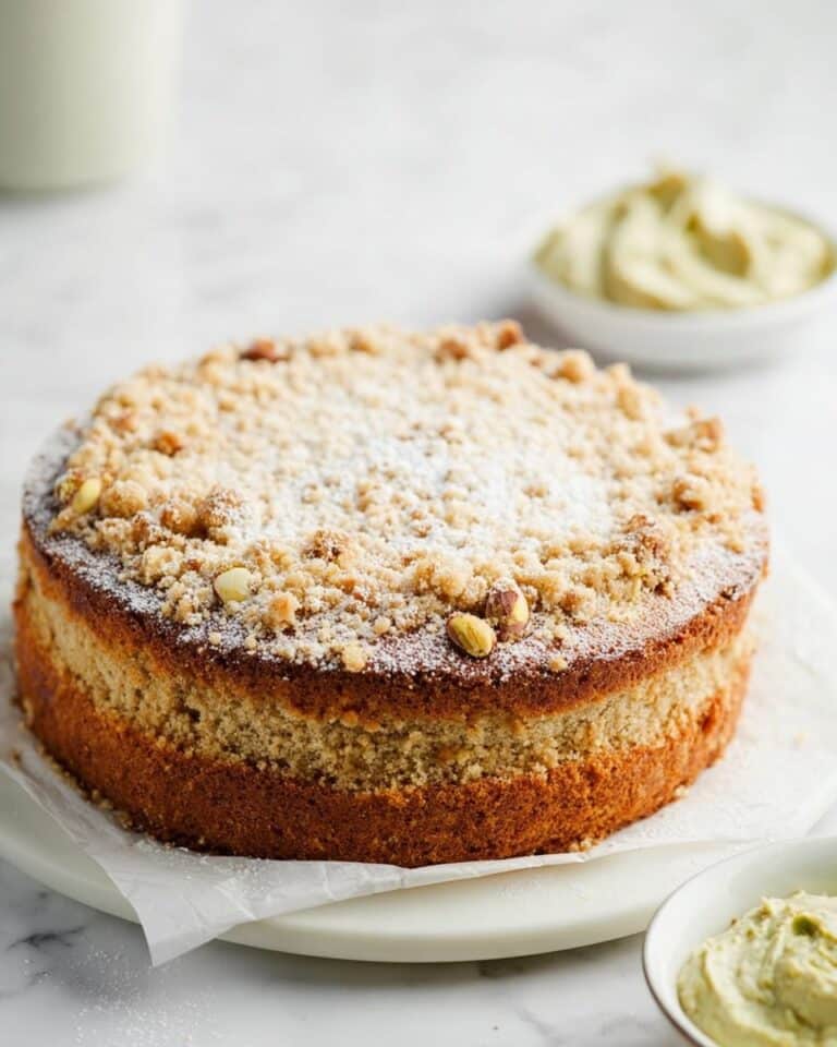 Vegan Pistachio Coffee Cake Recipe