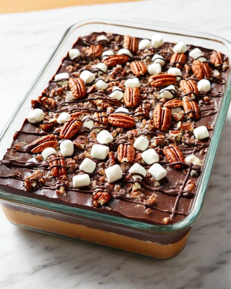 Caramel Turtle Rice Krispie Treats Recipe