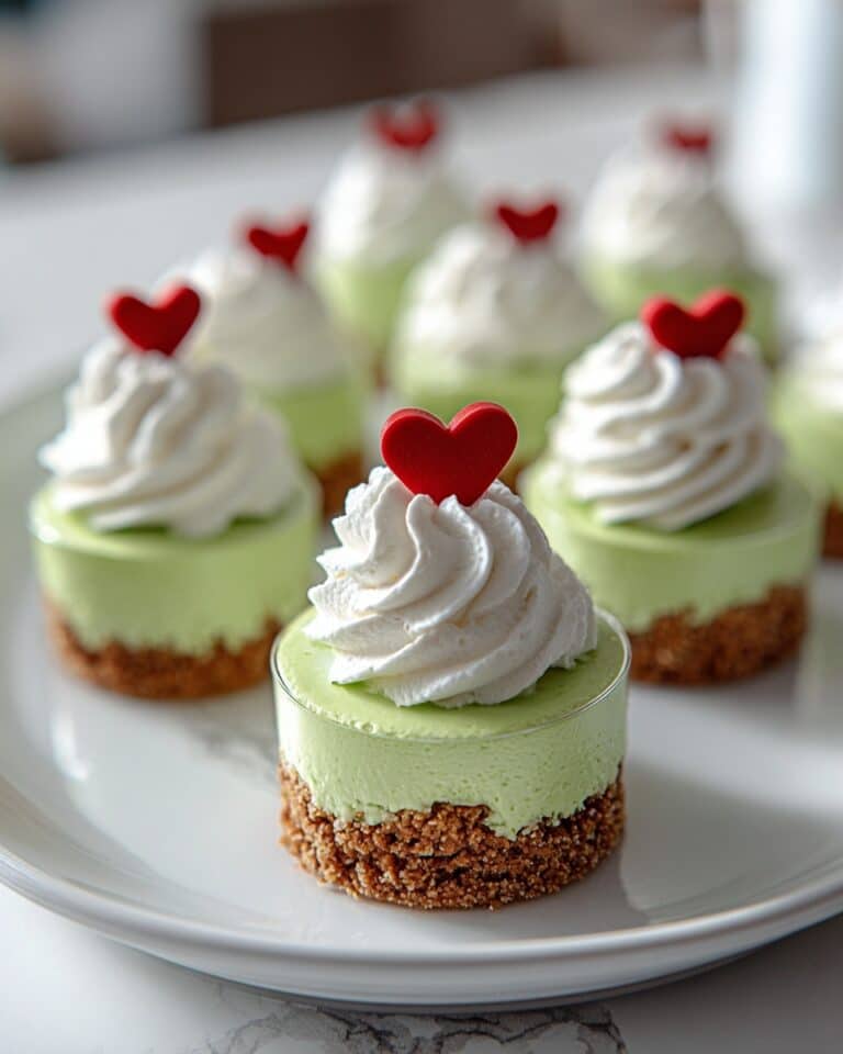 Grinch Mini Cheesecake Recipe
