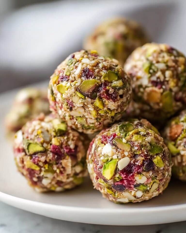 Cranberry Pistachio Protein Bites Recipe