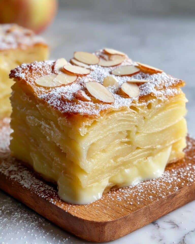 French Apple Invisible Cake Recipe