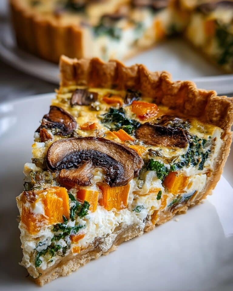 Winter Vegetable Quiche Recipe