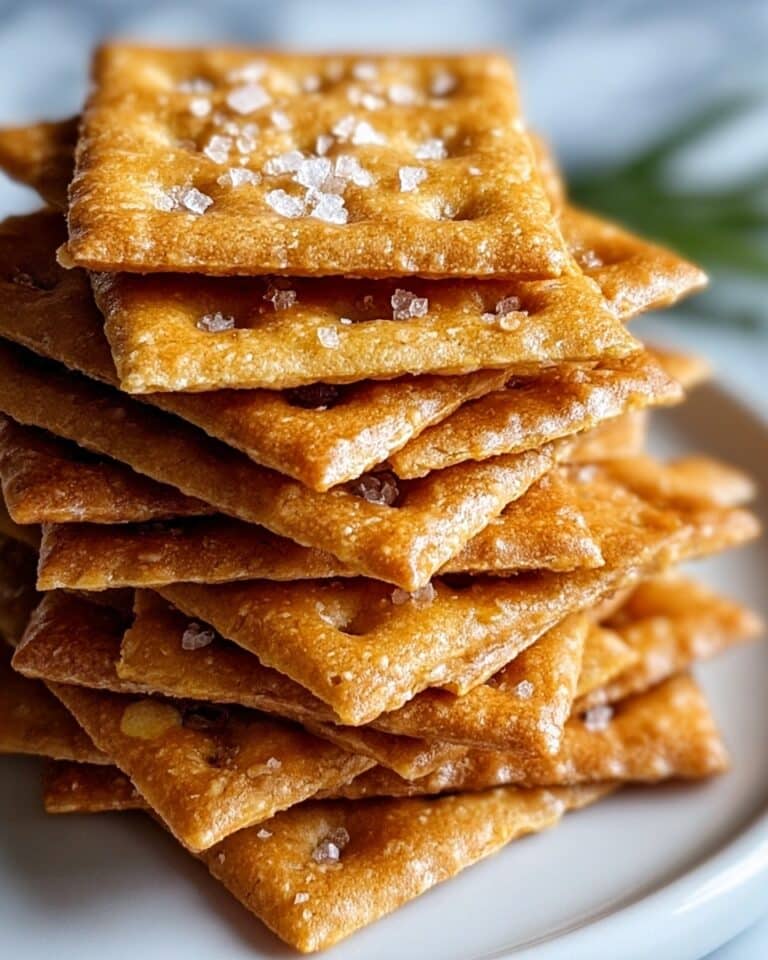 Crispy Low-Carb Almond Flour Crackers Recipe
