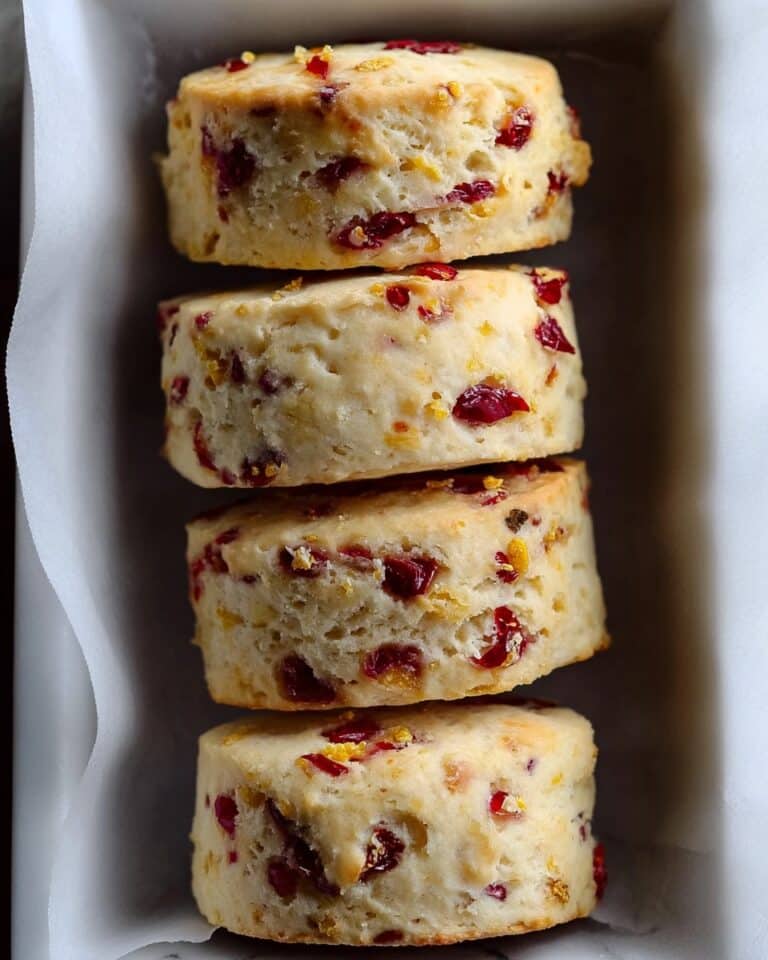 Orange Cranberry Cream Scones Recipe