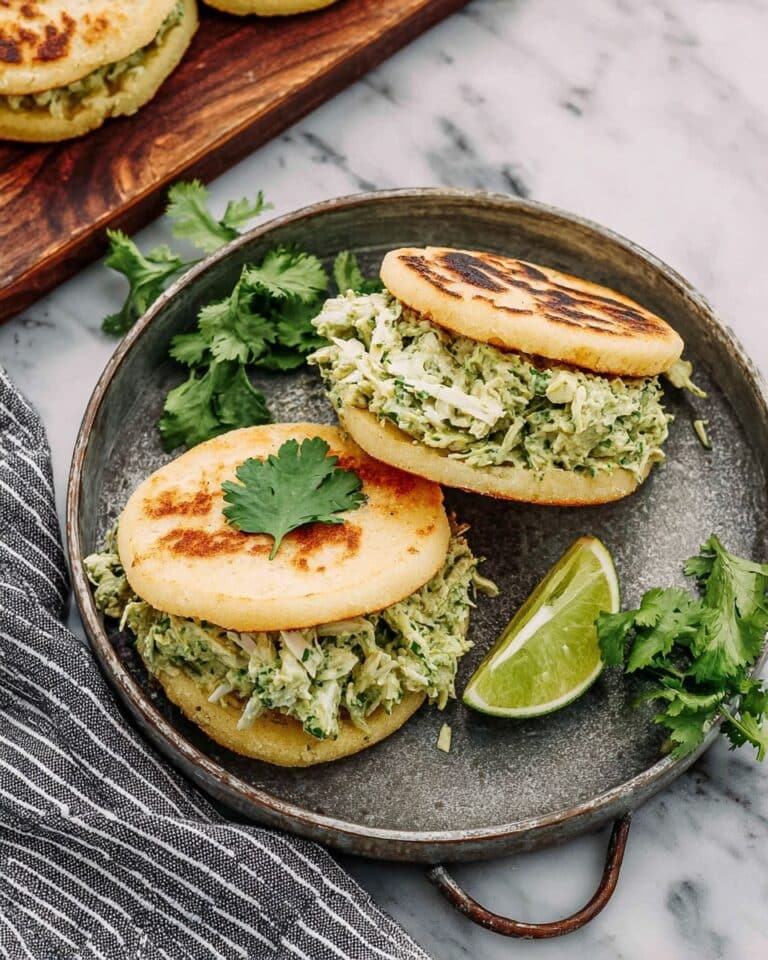 Homemade Arepas with Reina Pepiada Filling Recipe