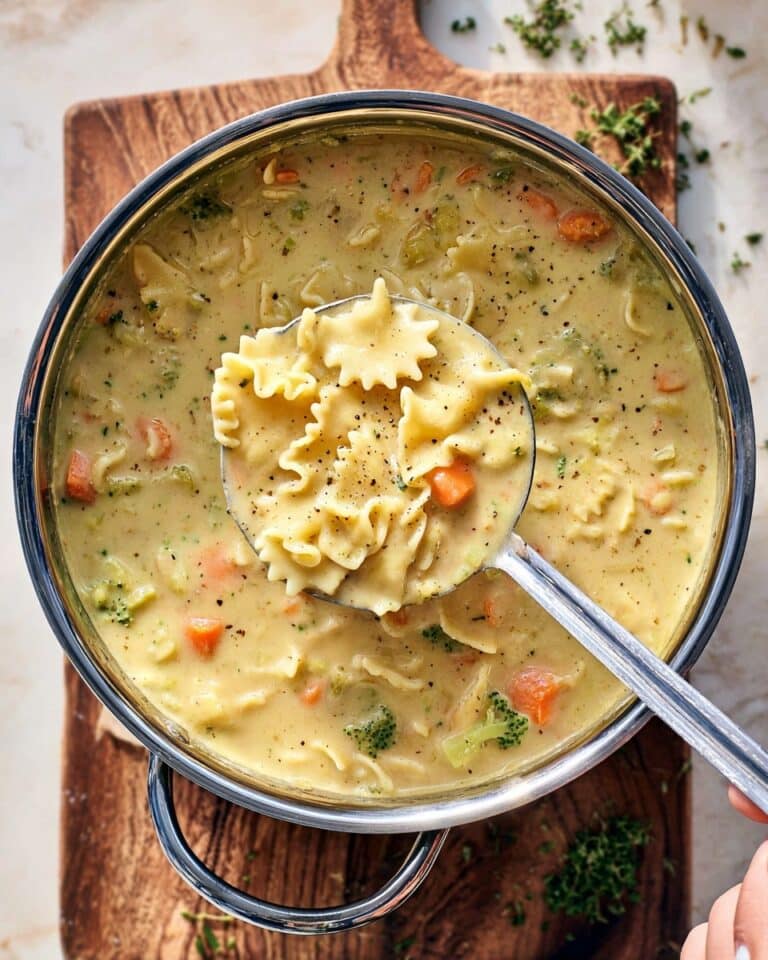 Creamy Vegan Pasta Soup Recipe