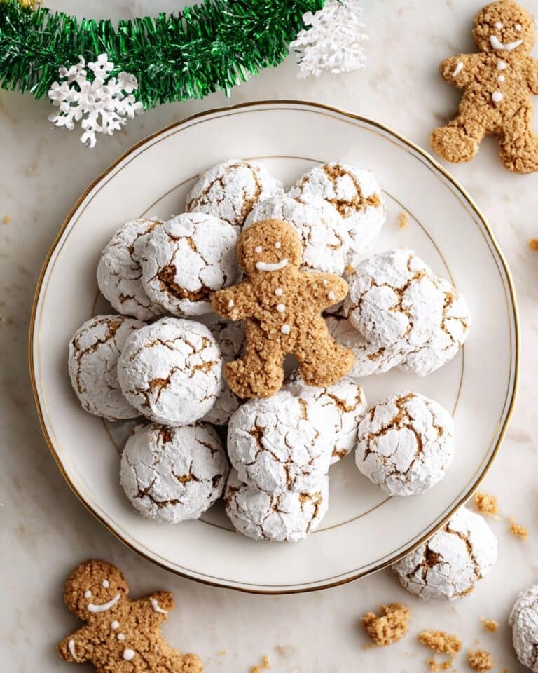 Gingerbread Amaretti Cookies Recipe