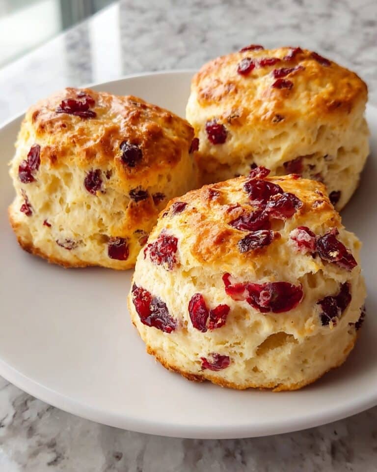 Cranberry Orange Sour Cream Scones Recipe