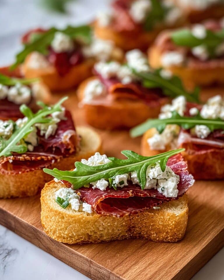 Fig-Jam & Prosciutto Crostini Recipe