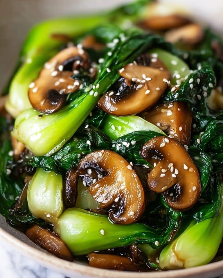 Bok Choy and Mushroom Stir Fry Recipe