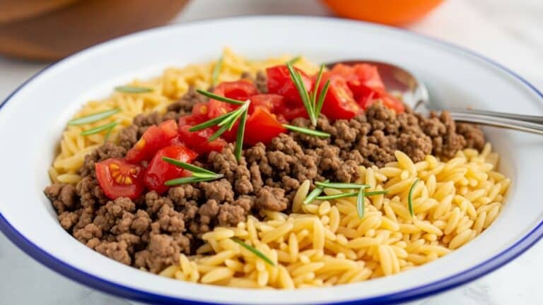 Irresistible Ground Beef Orzo Recipe for Cozy Nights Recipe