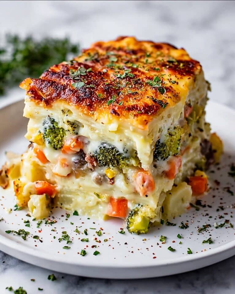 Cheesy Vegetable Casserole: My Grandmother’s Magic Touch Recipe