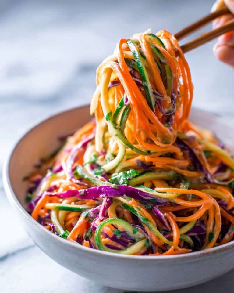 Thai Peanut Zoodles Recipe