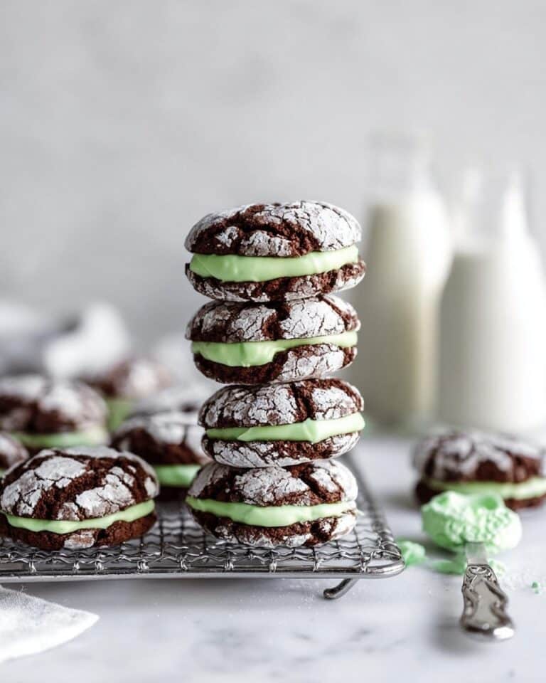 Chocolate Mint Sandwich Cookies Recipe