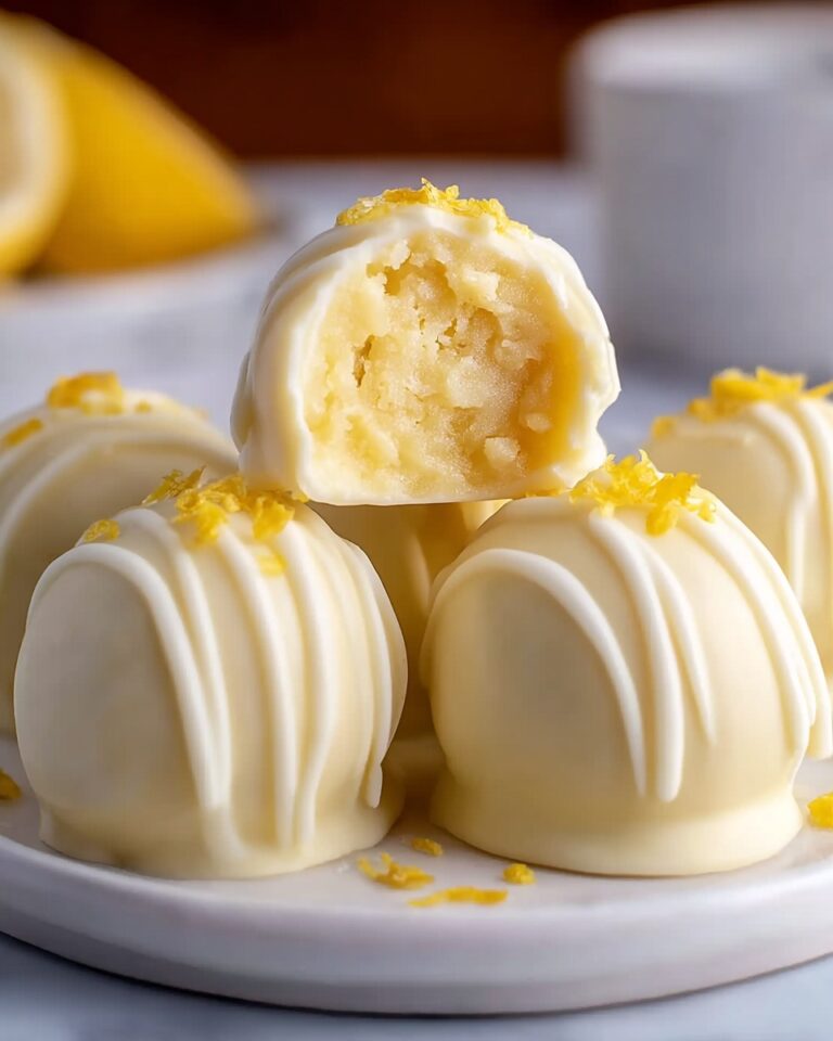 Creamy Lemon Truffles Recipe