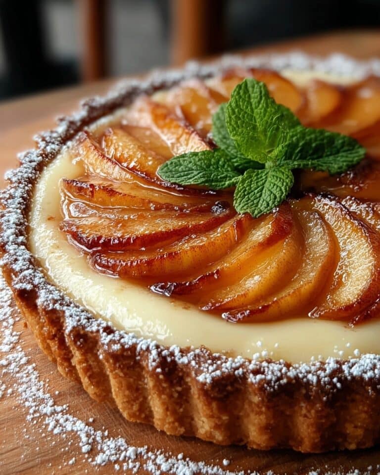 Delicate Pear & Vanilla Bean Bliss Tart Recipe