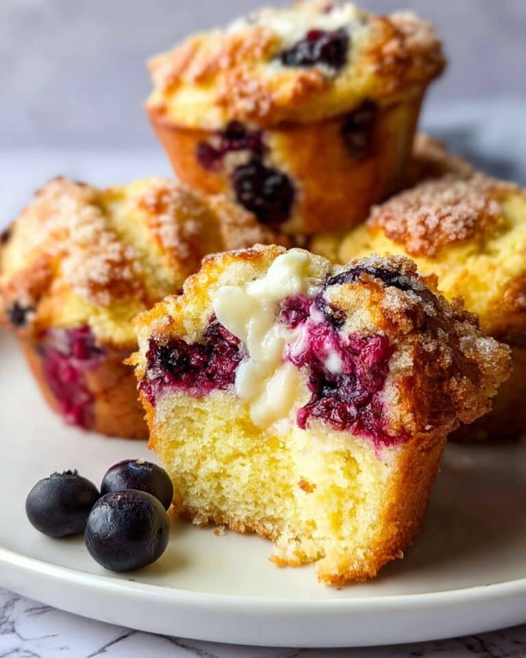 Blueberry Cream Cheese Muffins Recipe