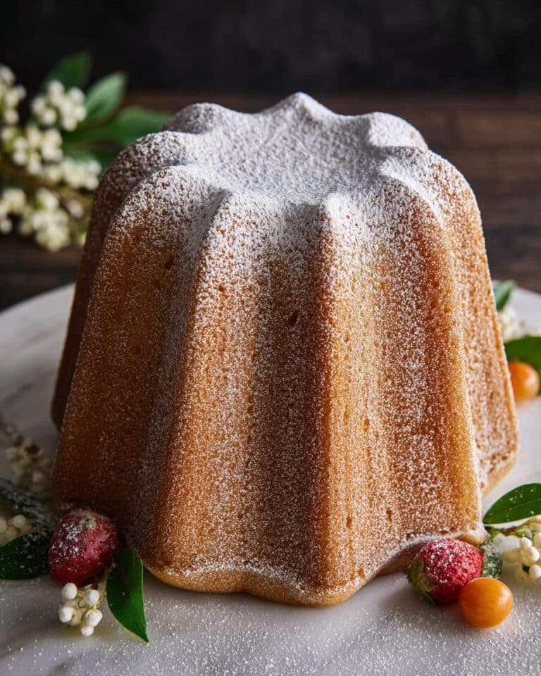Homemade Pandoro Italian Christmas Cake Recipe