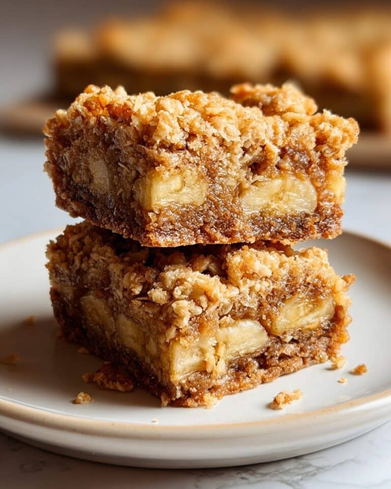 Easy Banana Oatmeal Bars Recipe