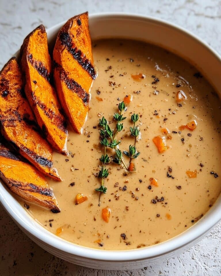 Roasted Italian Sweet Potato Soup Recipe