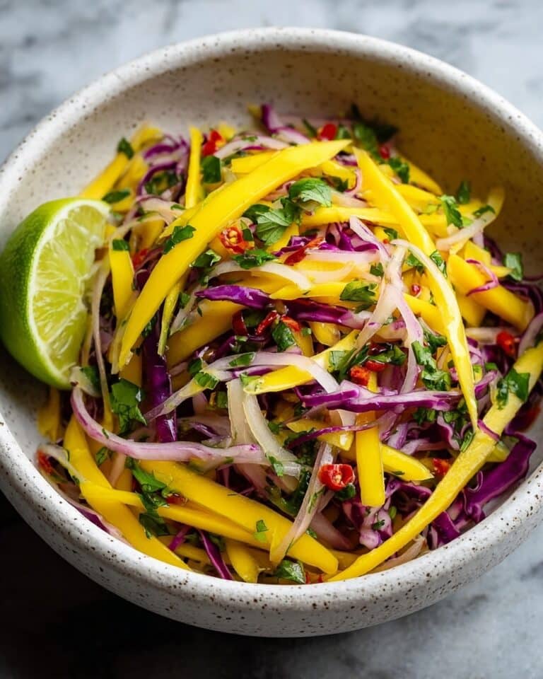 Quick And Easy Mango Slaw: A Fresh Weeknight Favorite Recipe