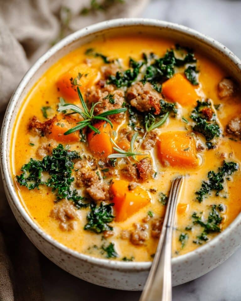 Creamy Sweet Potato and Sausage Soup Recipe