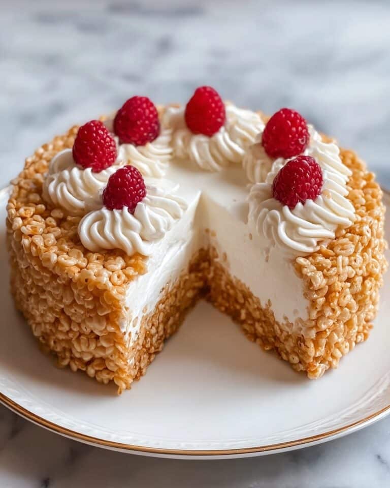 Rice Krispy Treat No-Bake Cheesecake That Takes You Back Recipe