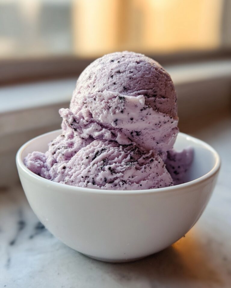 Blueberry Cottage Cheese Ice Cream in 5 Minutes Recipe
