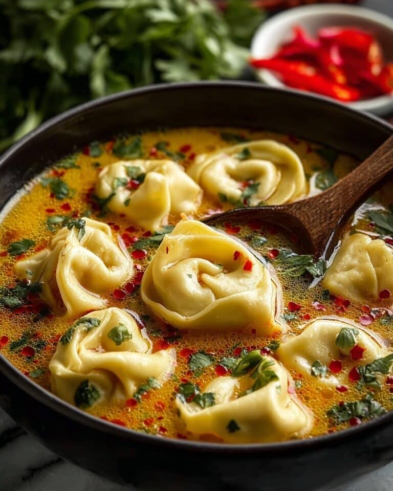 Thai Potstickers with Coconut Broth Recipe