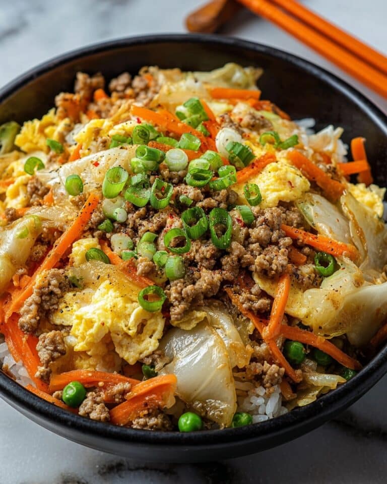 Keto Egg Roll in a Bowl Ready in One Skillet Recipe