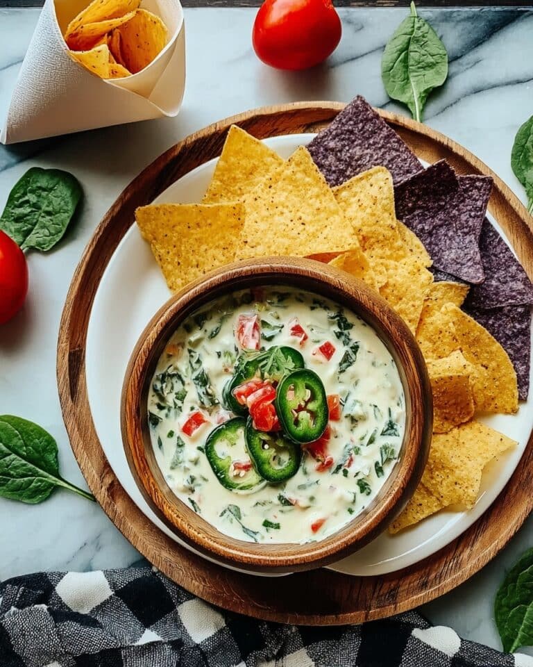 White Spinach Queso Recipe