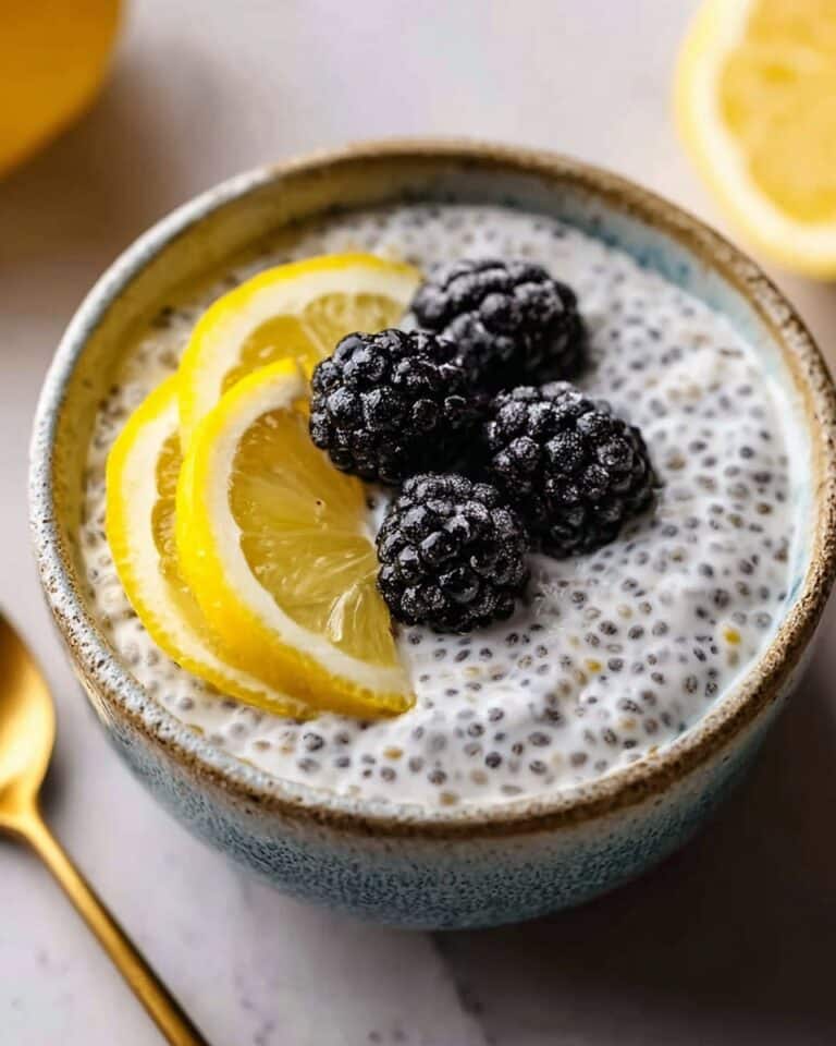 Overnight Lemon Cream Chia Pudding: An Incredible 5-Minute Recipe