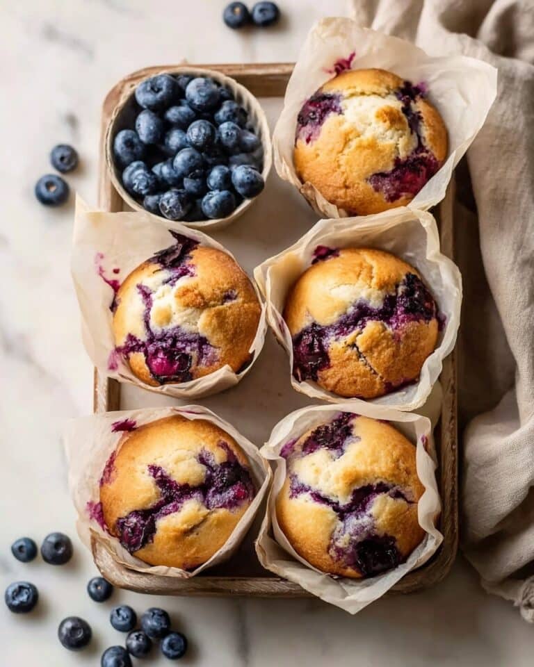 Cottage Cheese Blueberry Muffins (High Protein) Recipe