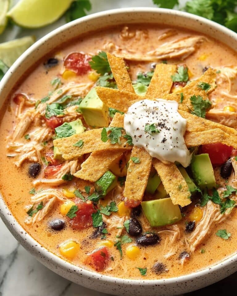Crockpot Chicken Tortilla Soup Recipe